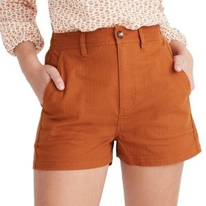 Madewell Camp Short Burnt Sienna M/L